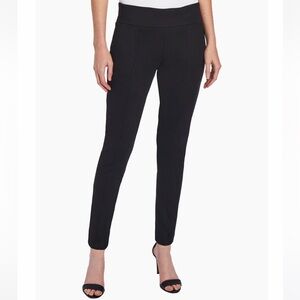 Jones New YorkScuba Suede Pull-On Slim Leg Ankle Length Pant Black Size M